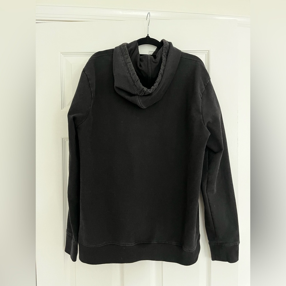Patagonia Men’s Black P-6 Logo Uprisal Hoody, comfortable pullover, size large - Picture 2 of 7